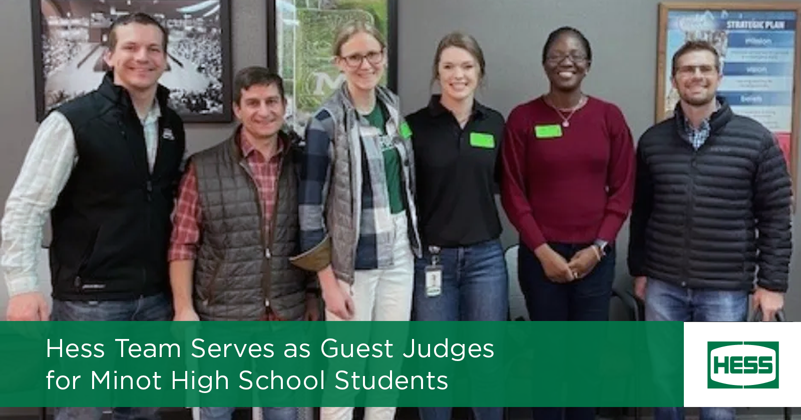Hess Team Serves as Guest Judges for FBLA Students