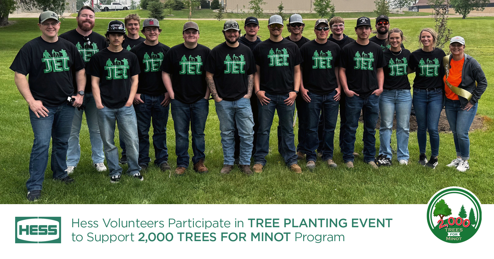 Hess Supports Tree Planting in Minot 