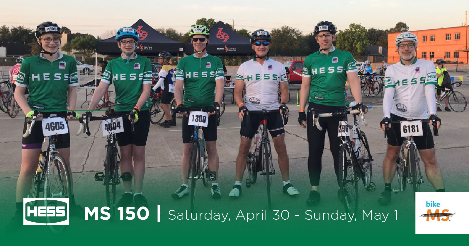 Hess Force Participates in Bike MS: Texas MS 150