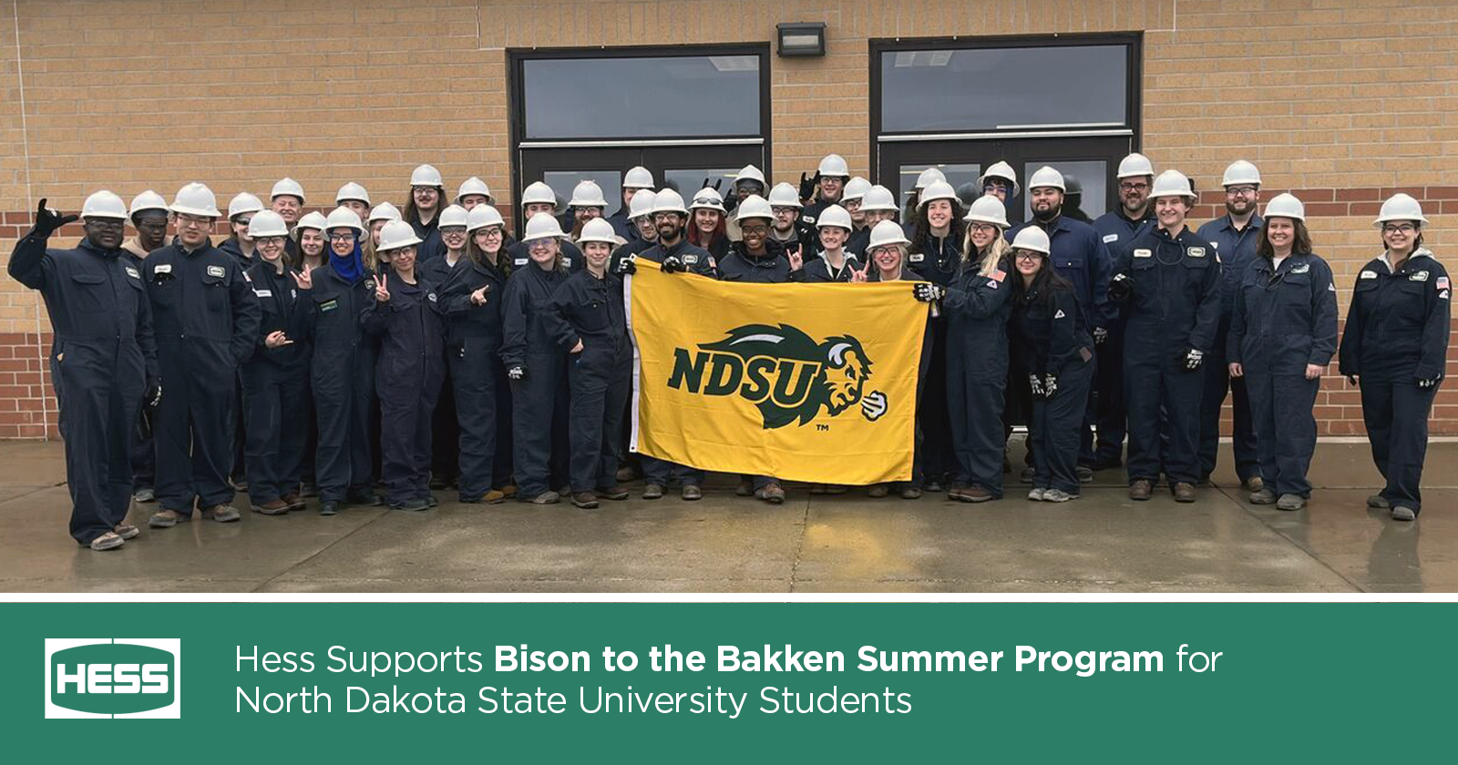 Hess Supports NDSU Students in the Bakken