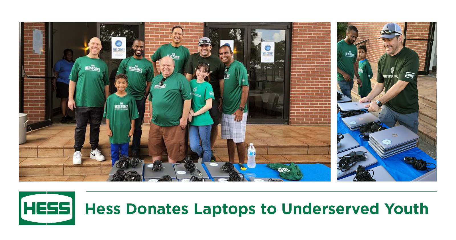 Hess Donates Laptops to Underserved Youth