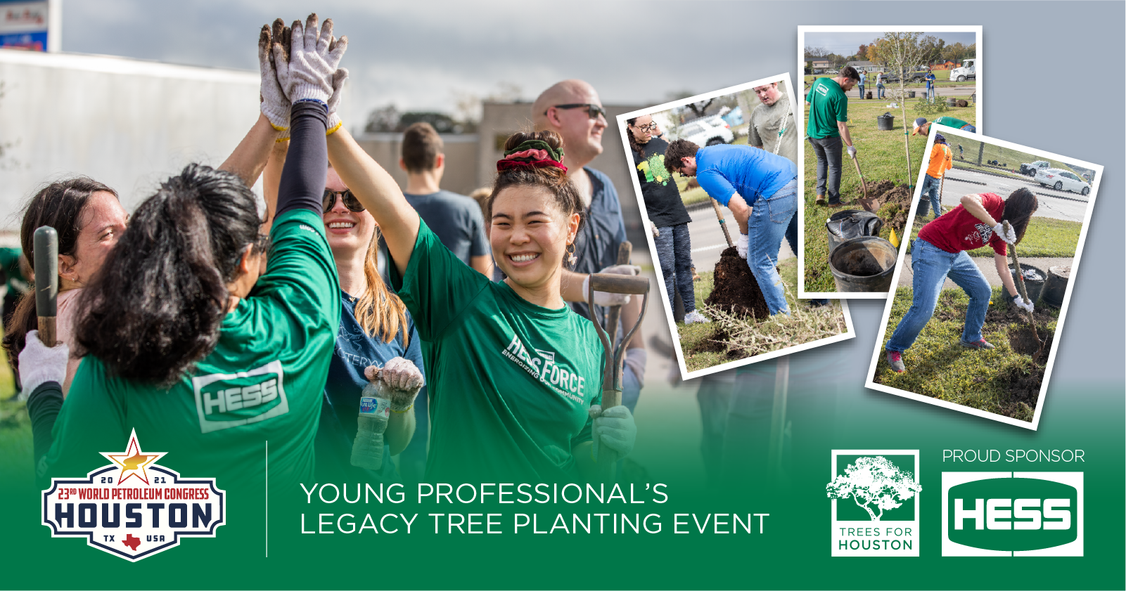 World Petroleum Congress Hess Tree Planting Young Professionals
