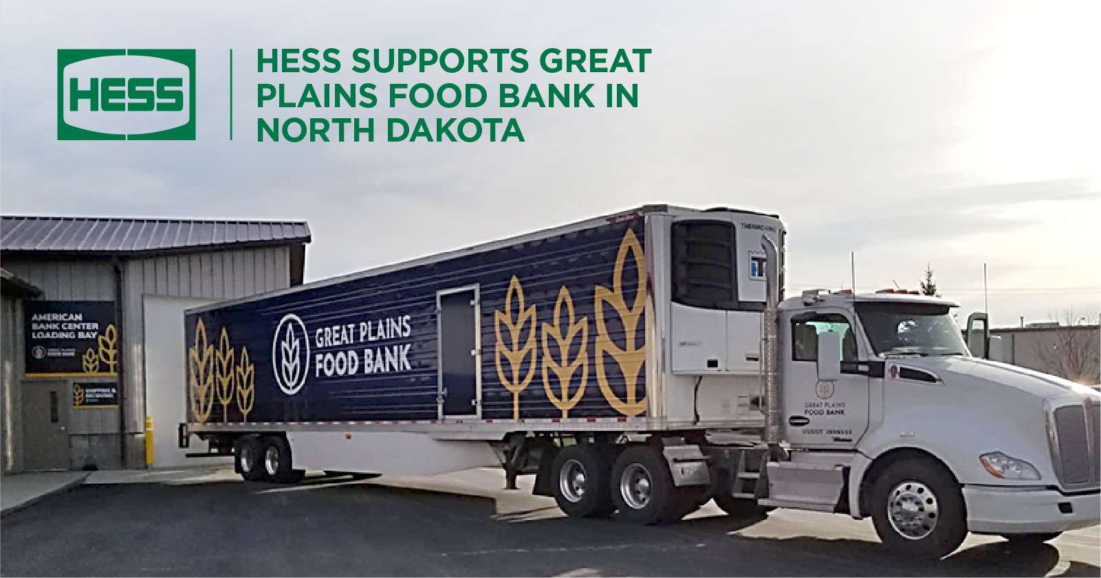 Hess Supports Great Plains Food Bank in North Dakota