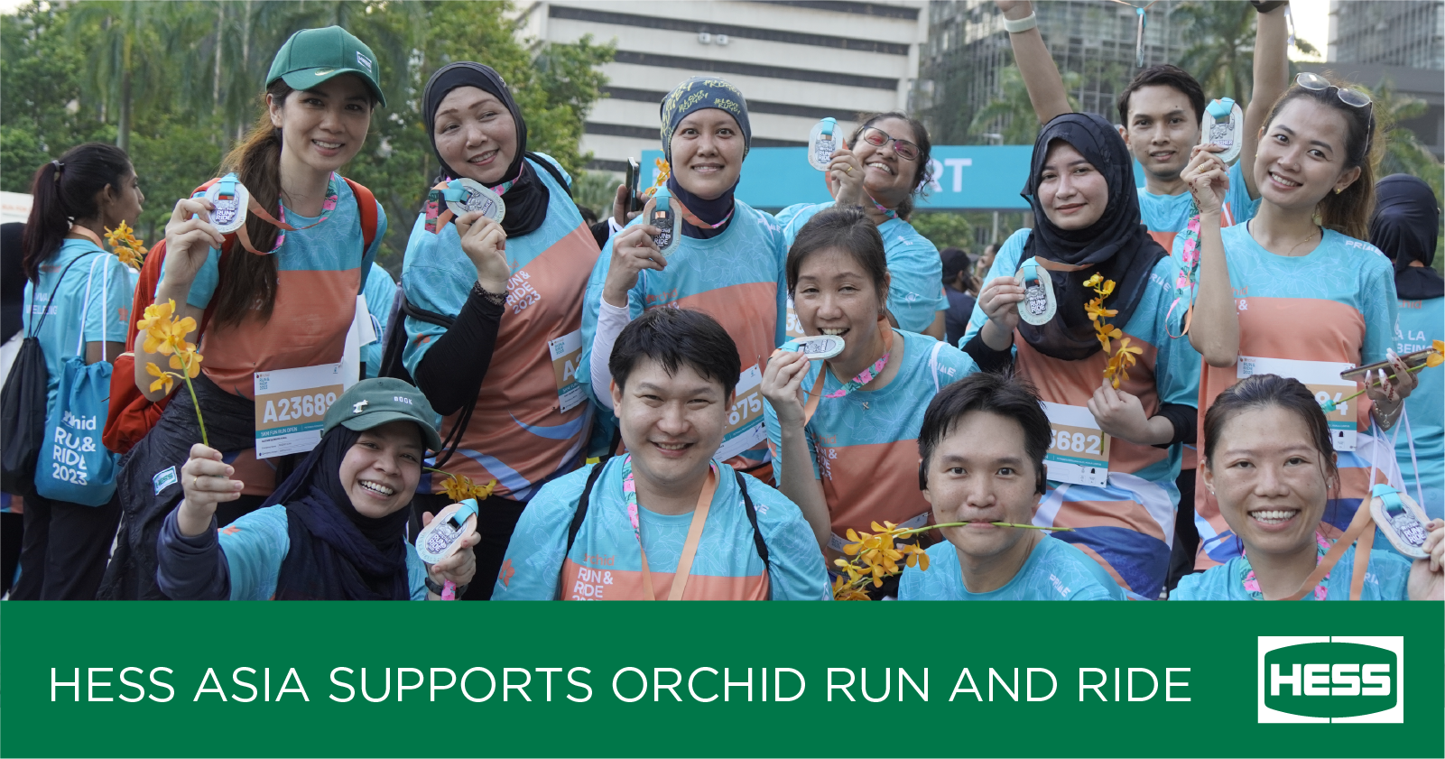 Hess Asia Supports Orchid Run and Ride