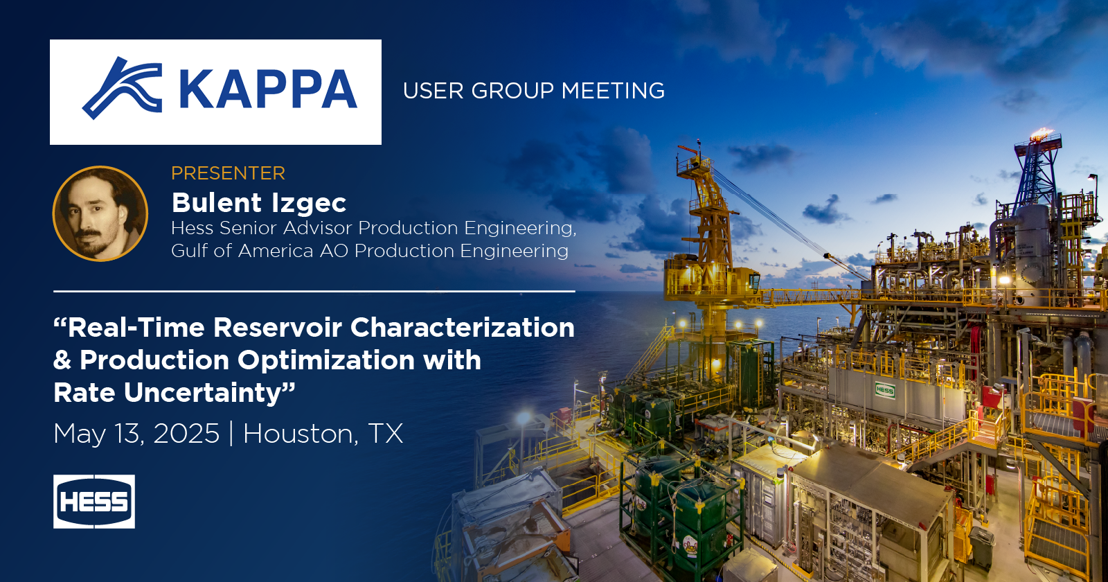Bulent Izgec to Present at KAPPA User Group Meeting