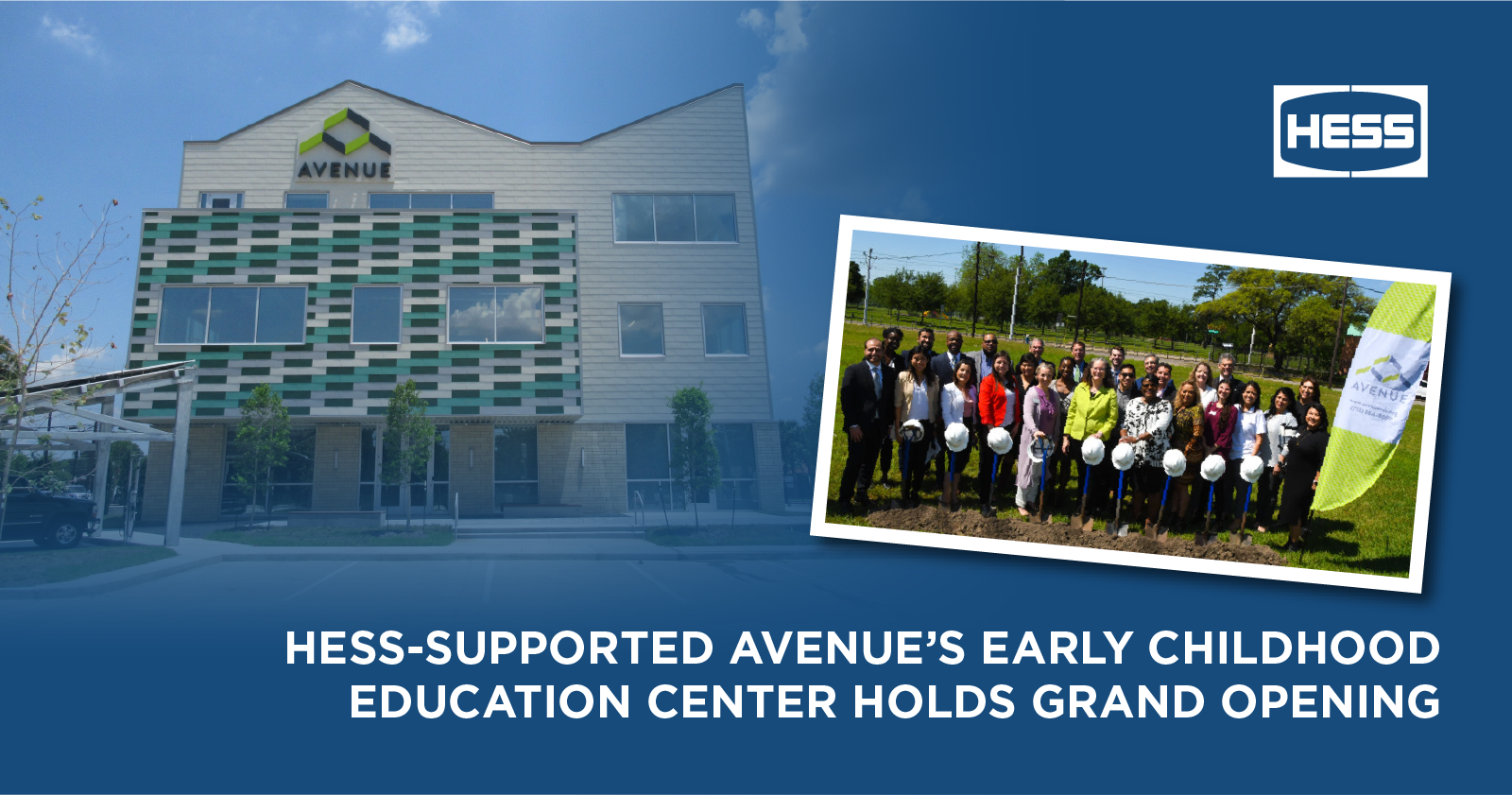 Hess Supports Avenue Center’s New Early Childhood Education Center