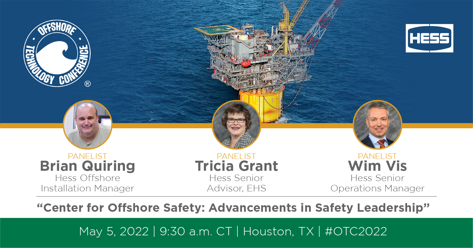Hess Offshore Team Panelists at Offshore Technology Conference
