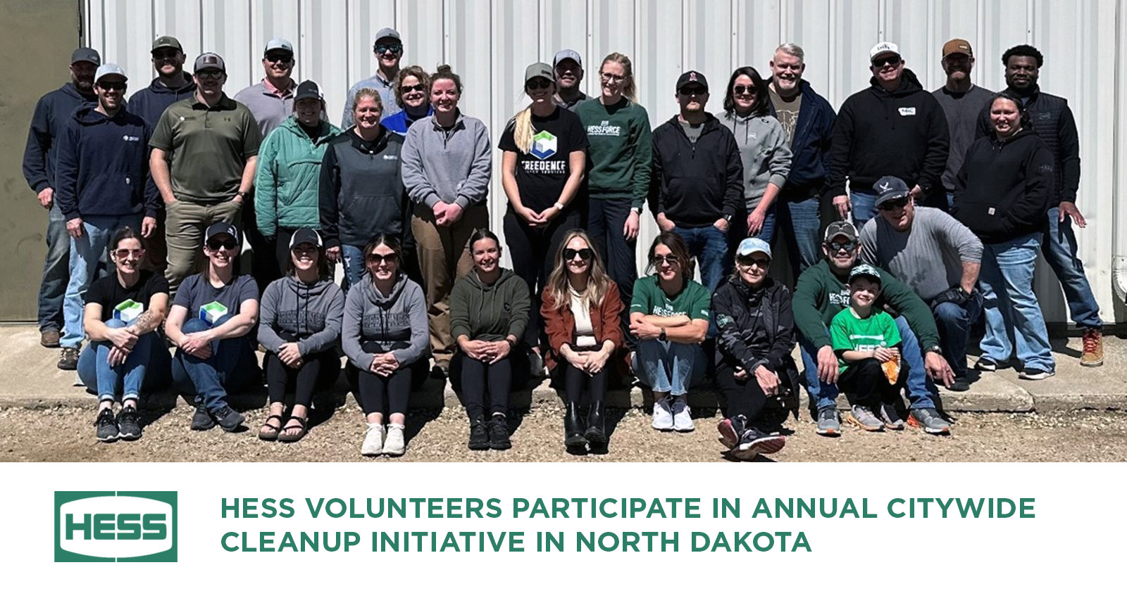 Hess Sponsors Citywide Cleanup Initiative in North Dakota