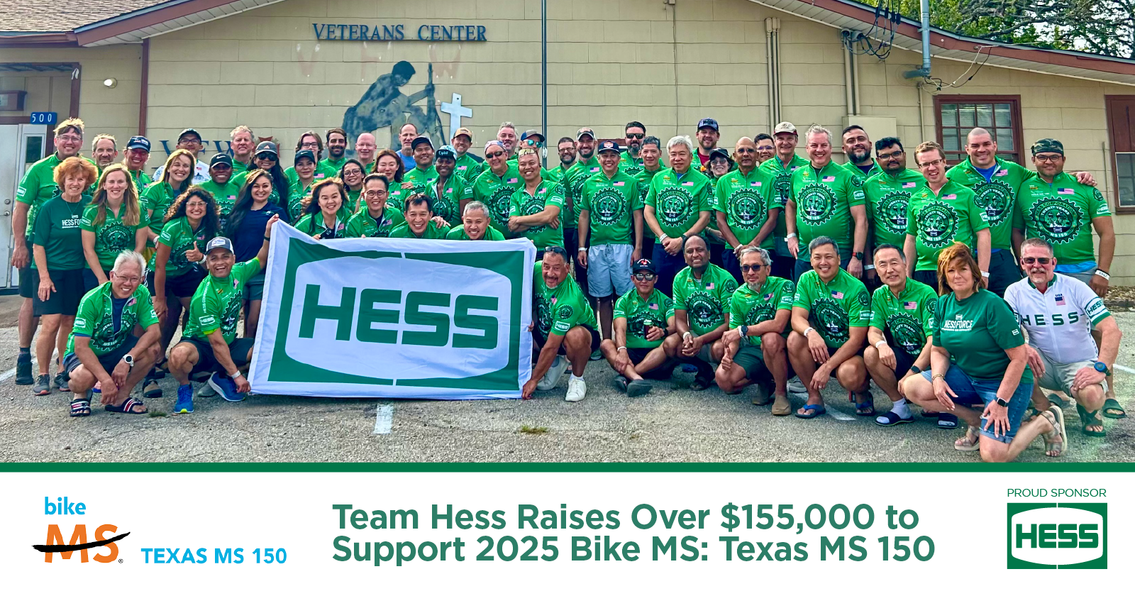 Team Hess Supports 2025 Bike MS: Texas MS 150