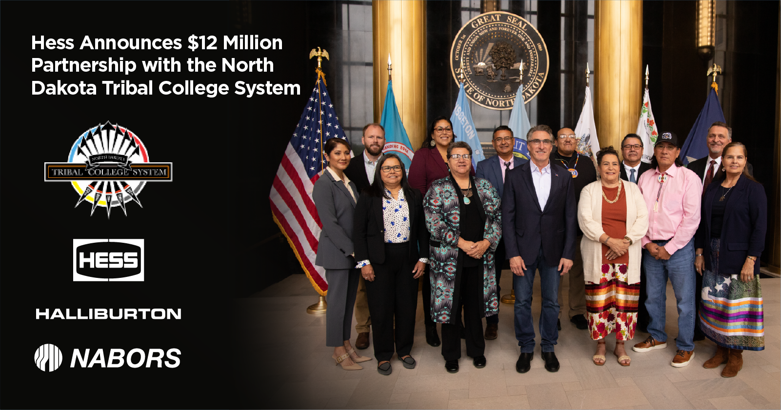Hess Invests $12 Million in North Dakota Tribal College System Apprenticeship Fund