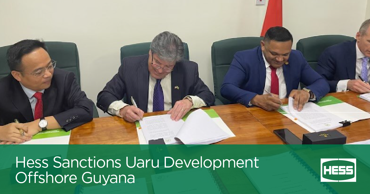 Hess - Uaru Development Stabroek Block Offshore Guyana  - Newsroom-01