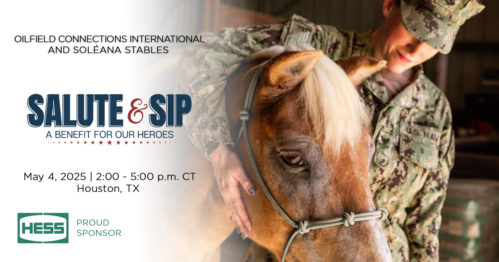 Hess Sponsors Salute &amp; Sip: A Benefit for Our Heroes