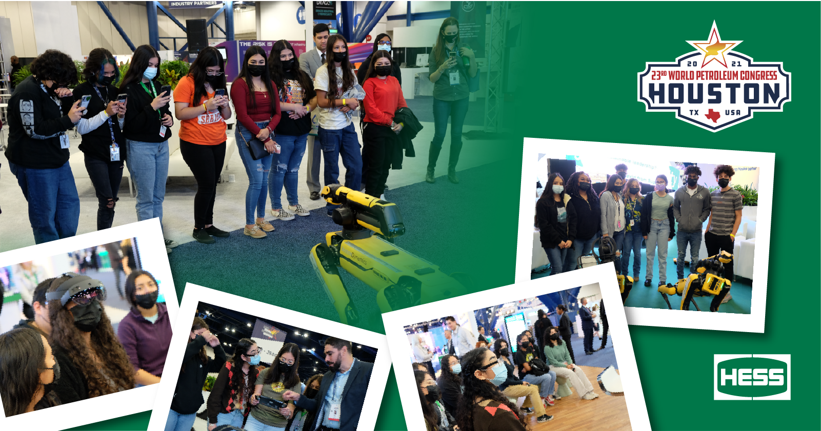 World Petroleum Congress High School Students Visit Hess Booth