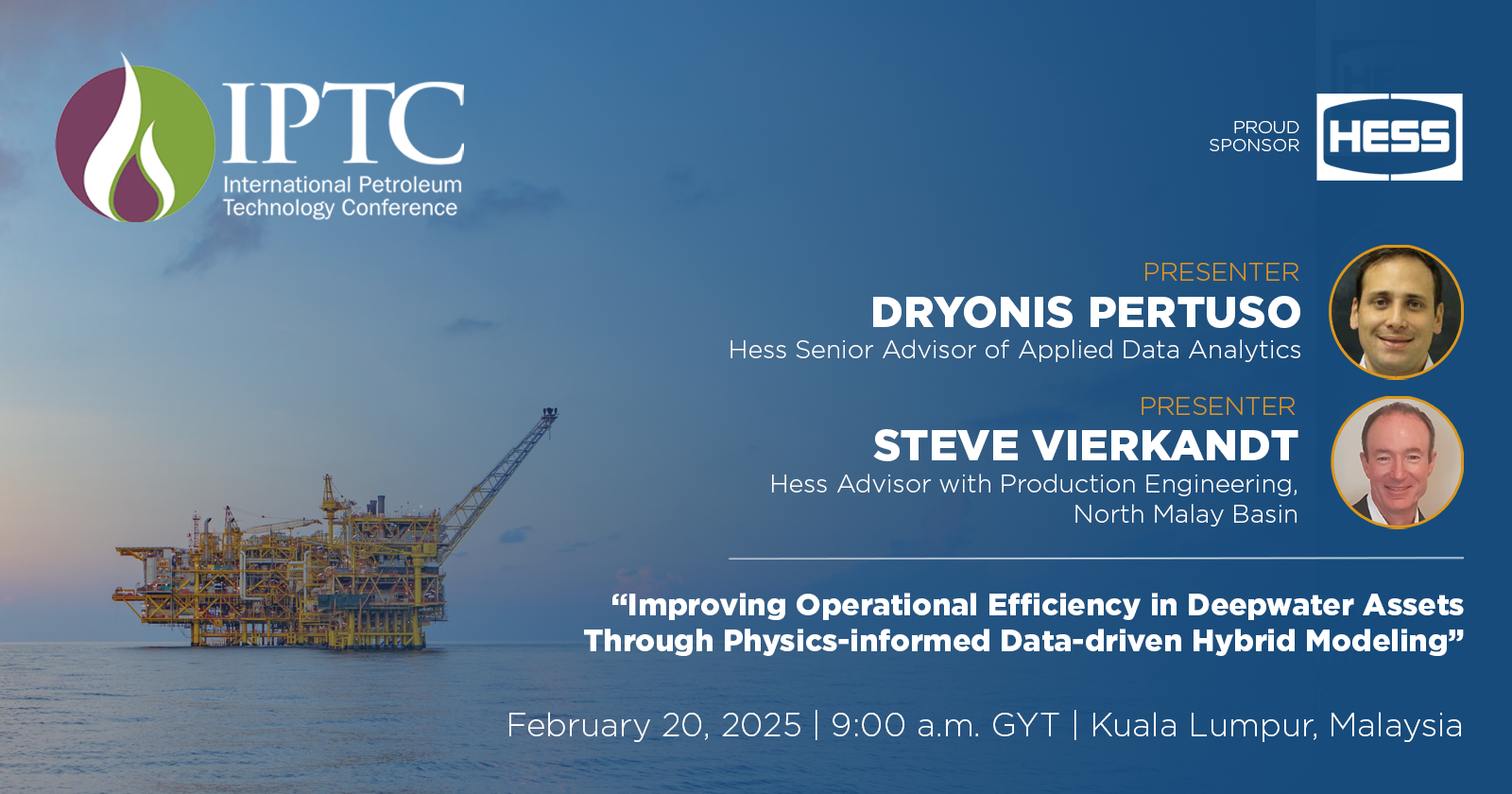 Dryonis Pertuso and Steve Vierkandt to Present at IPTC