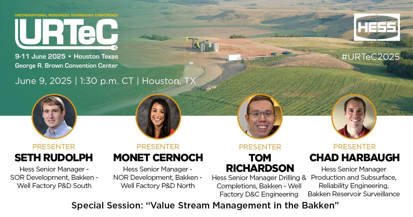 Hess Team to Present Value Stream Management Session at URTEC