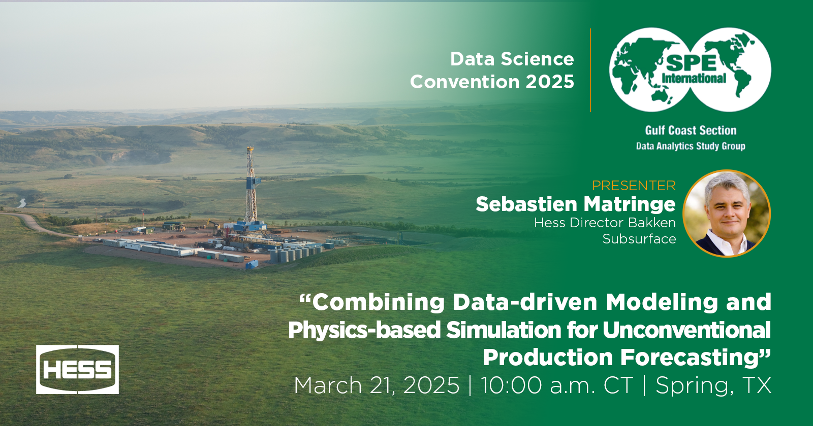 Sebastien Matringe to Present at SPE-GCS Convention