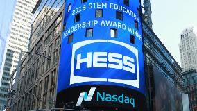 Hess was honored at the STEM Education Leadership Awards presented by Nasdaq and EverFi. 